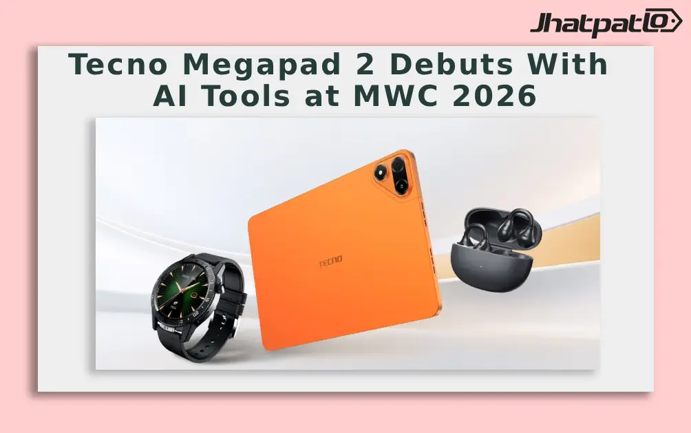  Tecno Megapad 2 Debuts With AI Tools at MWC 2026